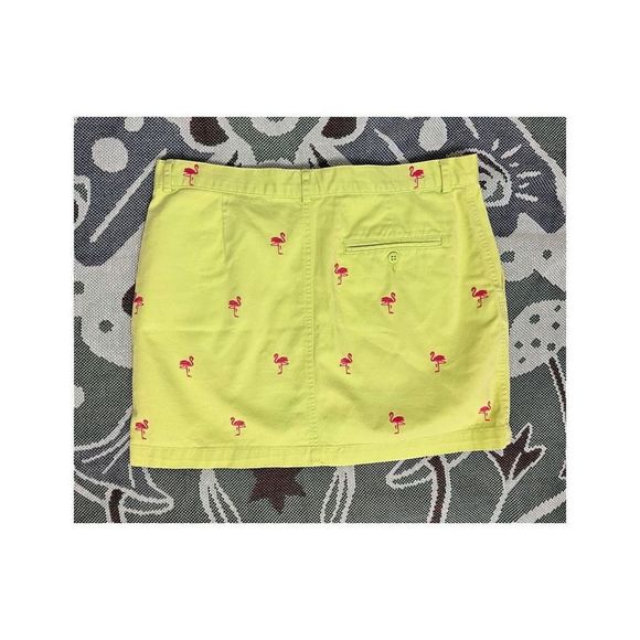 Ralph Lauren Summer Flamingo Embroidered Skirt Women’s Size 4 - Picture 4 of 5